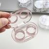 1pcs Transparent Color Contact Lenses Box Travel Holder Container Soaking Contact Lens Box Mini Contact Lenses Case Accessories