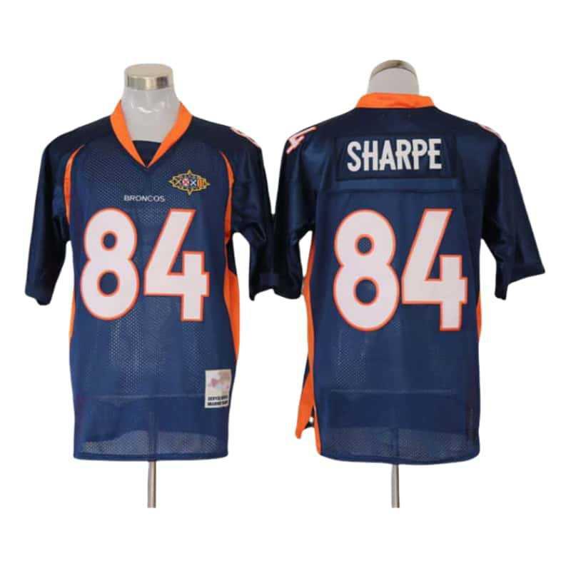 Mens Retro Embroidered Denver Broncos Football Jersey Size M-XXXL Cotton Blend Sports Fan Apparel Rugby Casual Wear