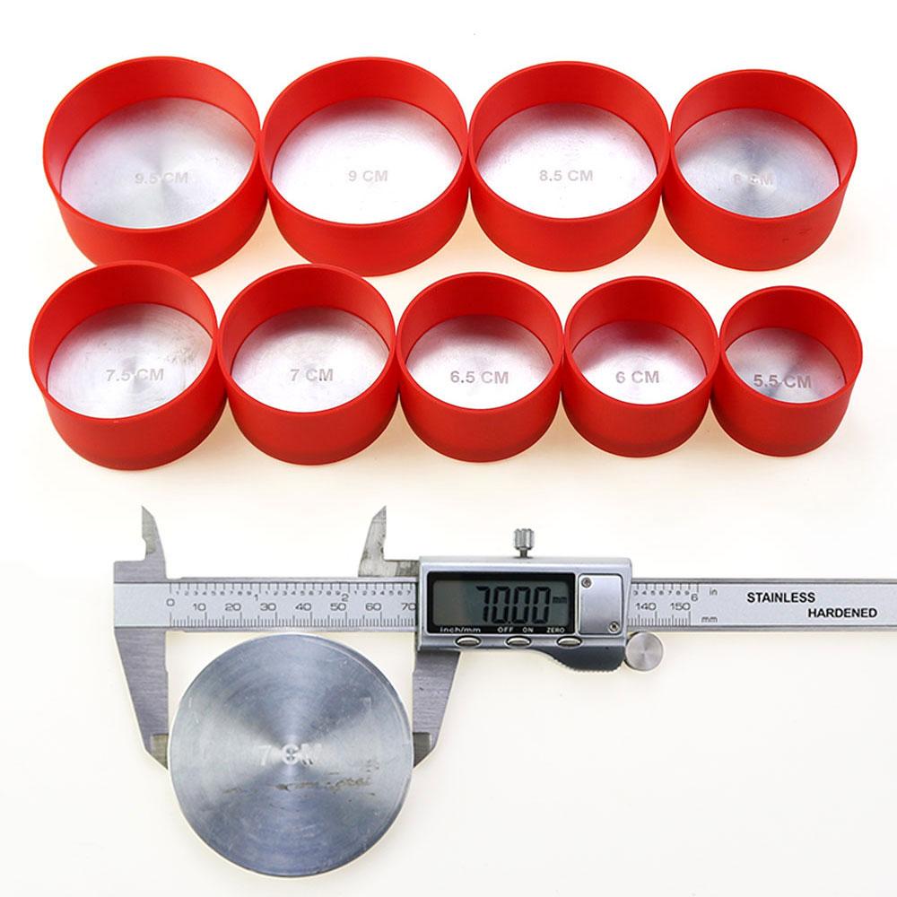 17 Colors 7.0CM Silicone Cup Bottom Cover Heat Insulation Coaster Sleeve Water Cup Cover Sheath 70MM AntiSlip Bottle Sleeve Cup Holders 5