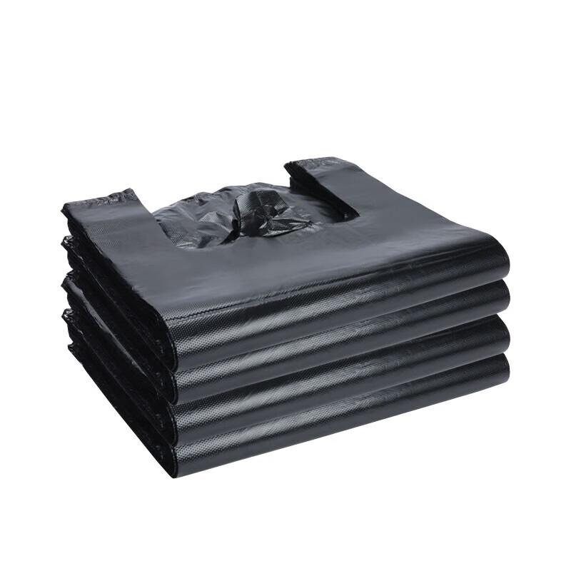 Rong Yu Thickened Black Vest Handle Trash Bags