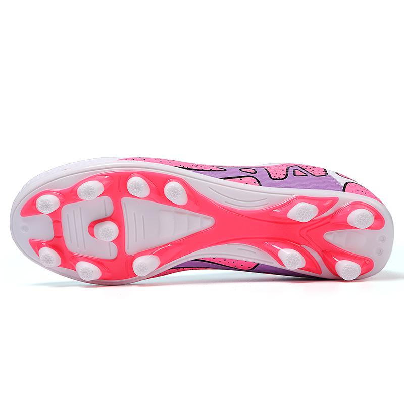 Men's Low-Top Football Shoes for Youth - AG Long Spikes & TF Studs for Artificial Turf Training