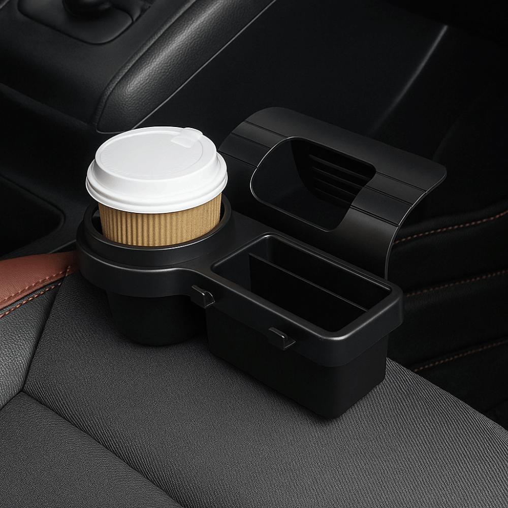 Space-Saving Car Door Cup Holder Waterproof Vehicle Door Storage Box  Phone Storage