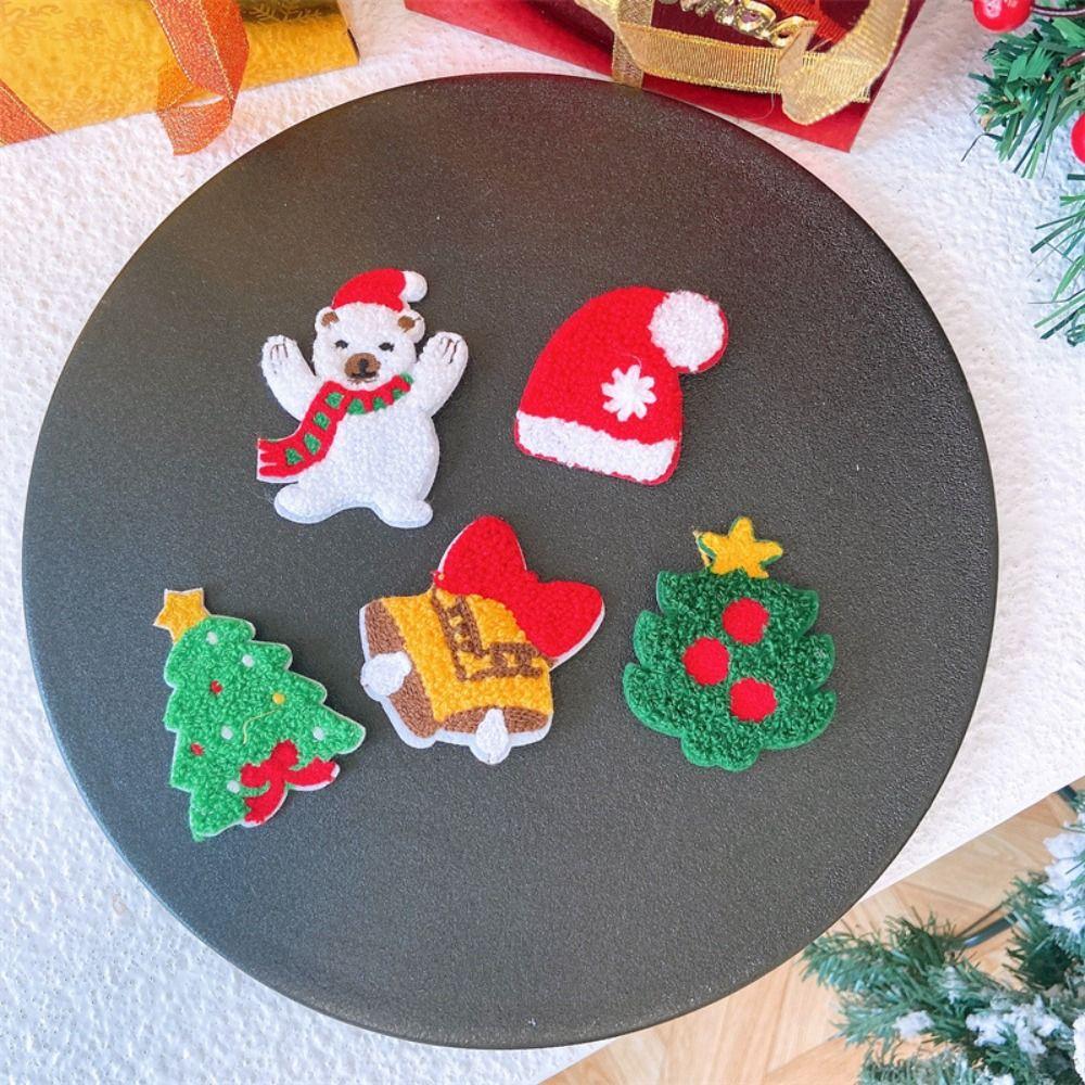 Snowman Plush Xmas Barrettes Gloves Santa Claus Hairpin Fashion Christmas Hair Clip Kids