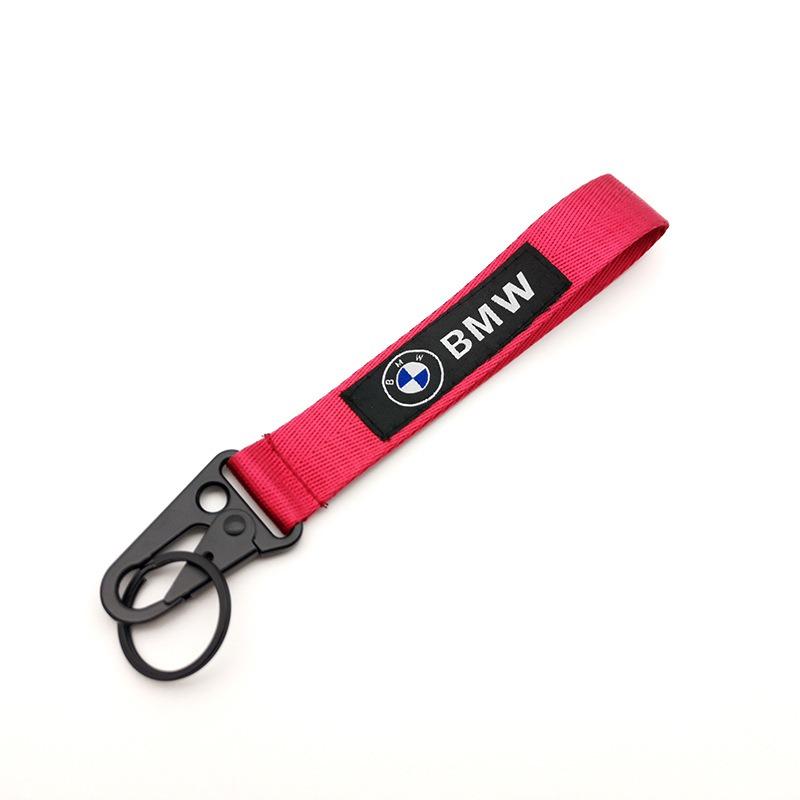 ZDNE2 BMW Emblem Nylon Lanyard Printing Style Long short Keychain For BMW M Performance E90 E60 E46 1 2 3 4 5 7 Series Accessories