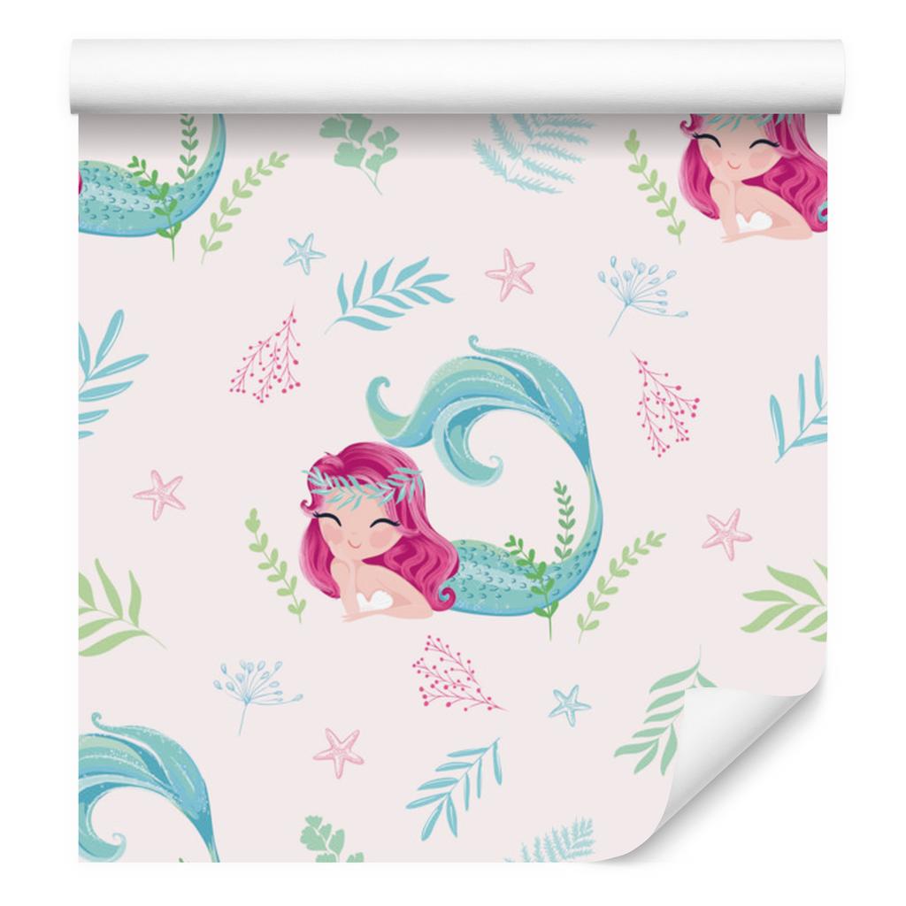 Mermaids and fairy tale wallpaper for living room and bedroom 50x1000