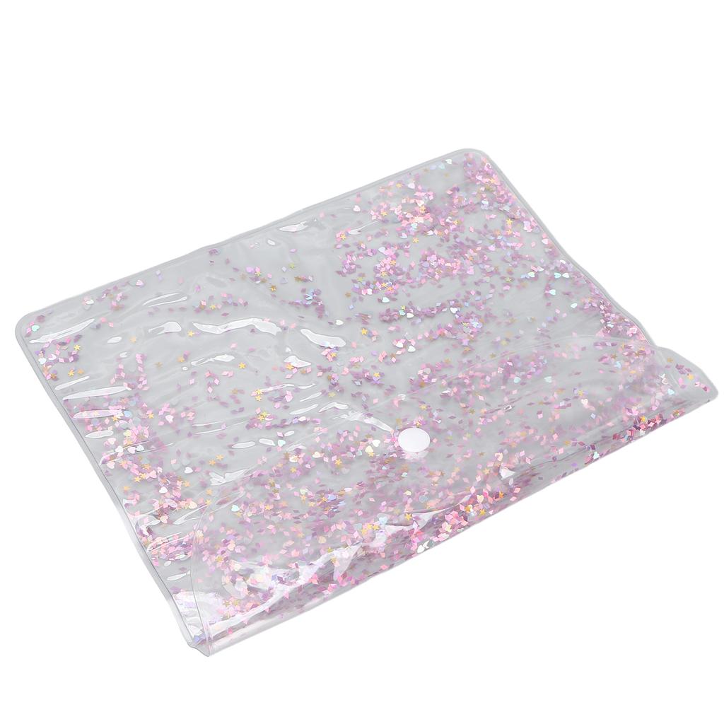 Velká kosmetická taška PVC tekutý písek třpytivá kosmetická taštička kosmetická kapsička na knoflík pro každodenní život cestování