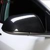 For Tesla Model 3 Y 2018-    2024 Carbon Fiber Car Accessories Rearview Mirror Cover Trim Side Wing Mirror Cap