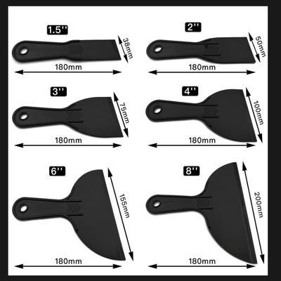 1Set Plastic Spatula 3D Printer Plastic Wallpaper Scraper Shovel 1-6/8 Inches Resin Spatula Cleaning Tool