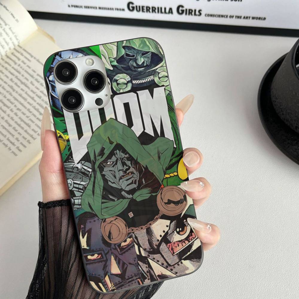 Underground Hip Hop M-MF-DOOM Phone Case For IPhone 11 12 13 14 15 16 17 Pro Max PLUS Pro Wave Corrugated Silicone Case
