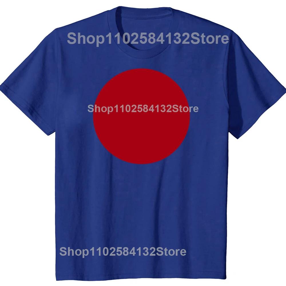 Funny Japan Flag Japanese Graphic T-shirts WoFashion Casual Tshirt 100% Cotton Loose Oversized T Shirt