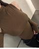 Korean Elegant Slimming Off-Shoulder High Neck Long Sleeve Shirt for Women