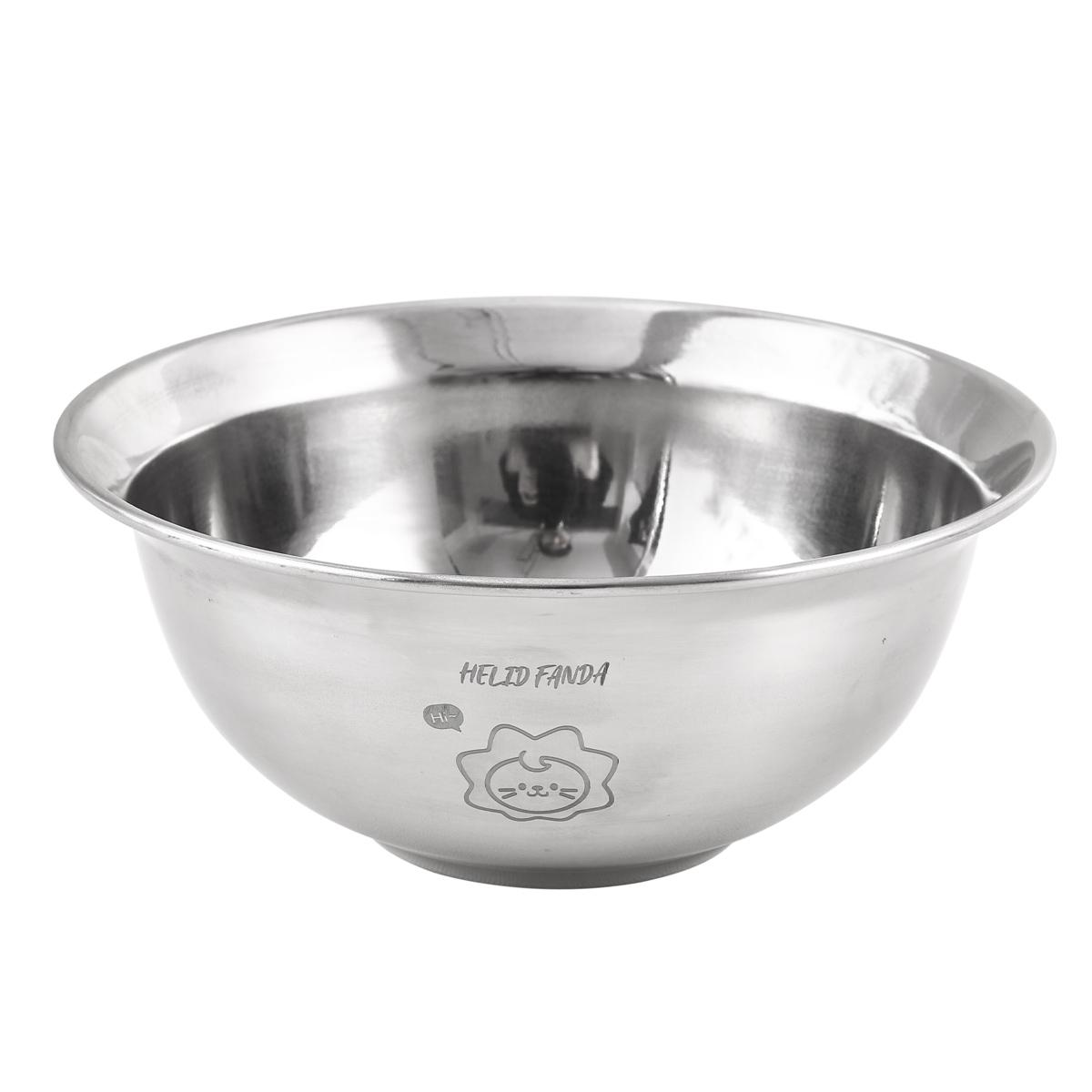 

14 см 304 нержавеющая сталь чаша утолщенная прочная рисовая миска для детей симпатичная штабелируемая суповая лапша миска 500 мл кухонная раковина