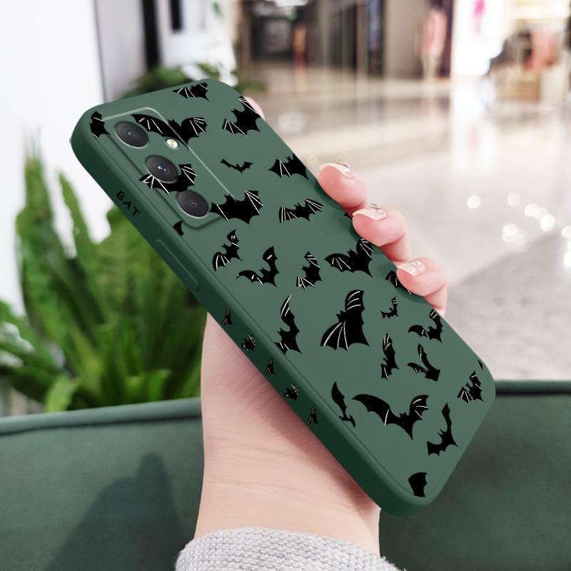 

Dark Bat Phone Case For Samsung A56 A55 A36 A35 A26 A25 A15 A17 A16 A07 A06 A05 A05S A54 A34 A24 A14 A04 A04S A04E 4G 5G Cover Samsung A56 темно-зелений колір