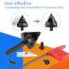 Interchangeable Insert Milling Cutter V Shaped Milling Tool 60/90°Angle Carbon Cutter For Wood Furniture Making