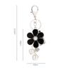 EASYA Fashion Black Sunflower Pearl Luxury Keychain Chain Car Keychain Party Gifts for Guests