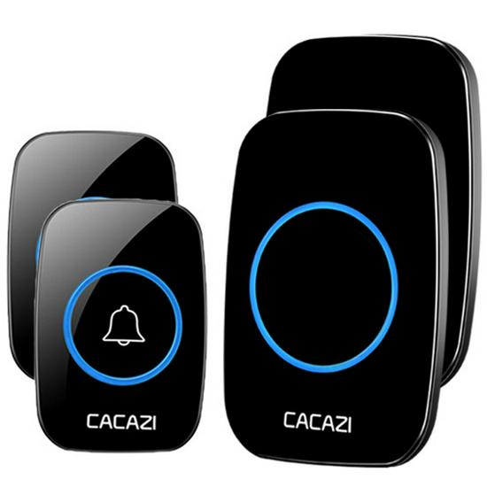 

Беспроводной дверной звонок A10 с большим радиусом действия для дома, с несколькими кнопками вызова и пейджером для пожилых людей, совместимый со стандартами ЕС, США и Великобритании.