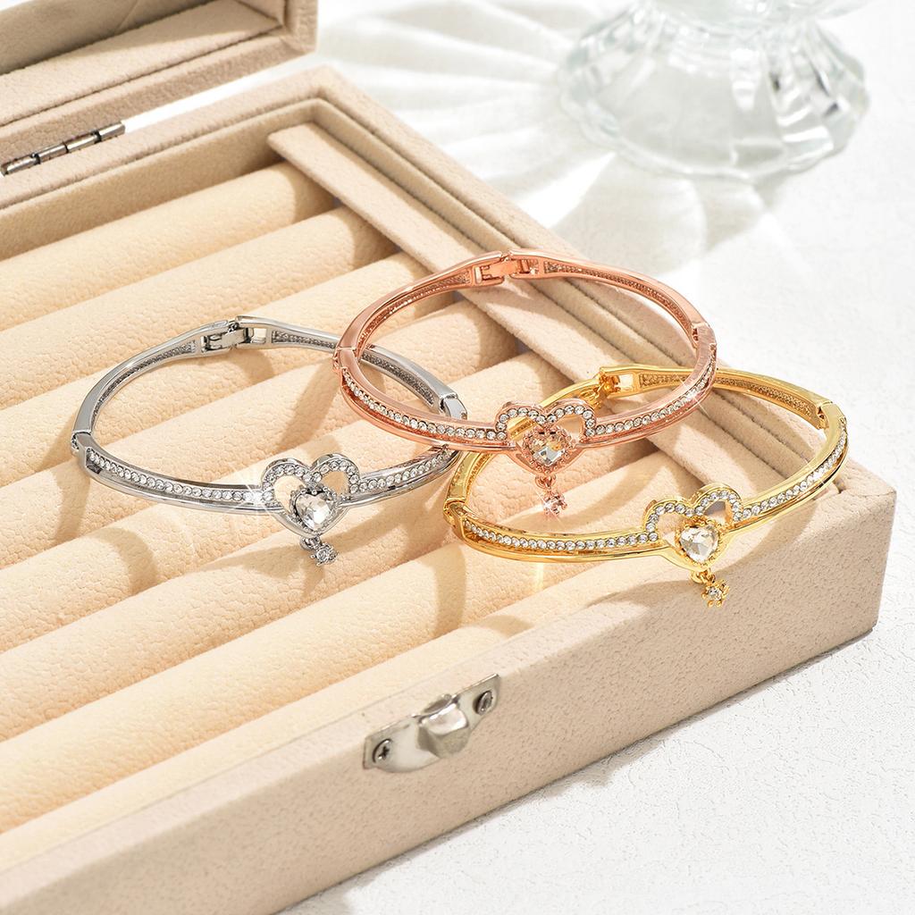 Fashion, Star And Moon Full Diamond Bracelet Women'S Ing Niche Popular Bracelet Jewelry