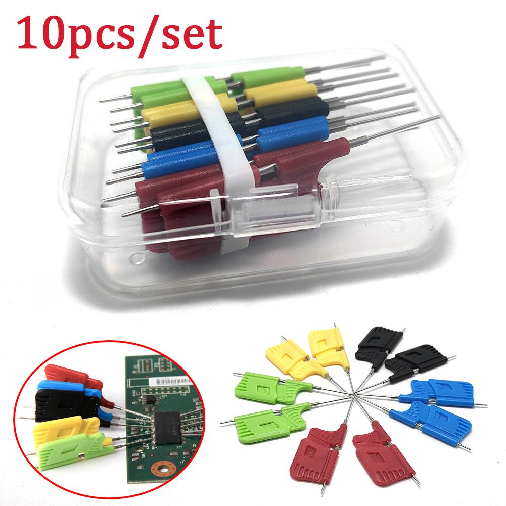 10pcs SDK08 Test Clip 40V SMD Gripper IC Test Hook Clips Electrical Testing Ultra Small Clip Test Clamp SDK08 Test Clip