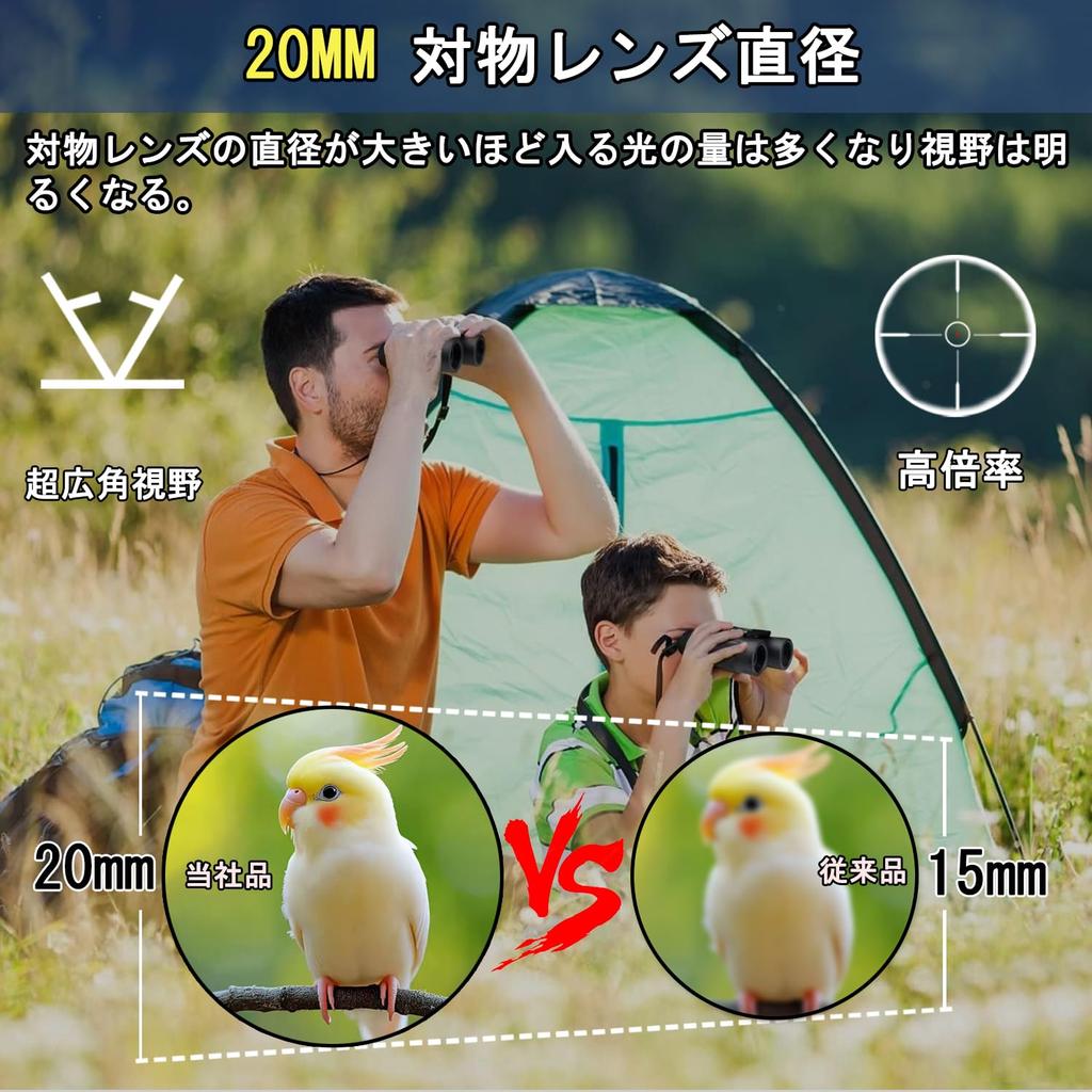 xunbida Live Opera Binoculars High Lightweight Perfect for and with 20mm FMC Adjustable Eye Width Field of Suitable for Children and Perfect for Live