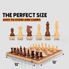 12 Inches Wooden Handcrafted Magnetic Chessboard Set|Tournament-Style Chess Set with Premium Build,Magnetic Pieces|Chess Board for Kids & Adults