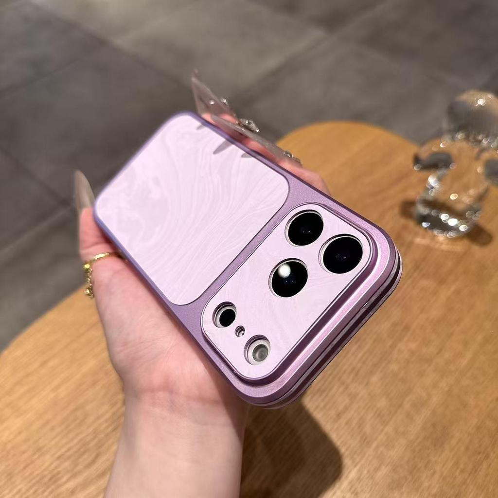 Luxury High-End Water Ripple Protective Case for iPhone 17 Pro Max, 16, 15, 14