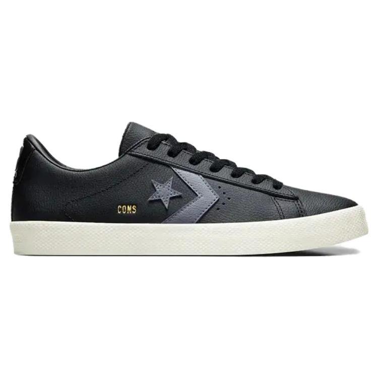 New Pro Leather Converse Vulc Pro 'Black Lunar Grey' A05329C