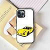 JDM Tokyo Drift Sports Car Phone Case For iPhone 17,16,15,14,13,12,11 Plus,Pro Max,XS,Colored Silver Plated Inside Cover