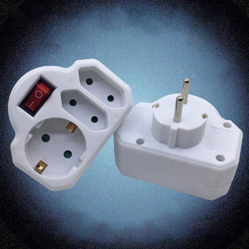 PDTO Новая переходная розетка от 1 до 3, адаптер для преобразователя ...