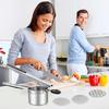 Manual Juice Squeezer Stainless Steel Spaghetti Presser Potato Crusher Potato Ricer Maker  Baking