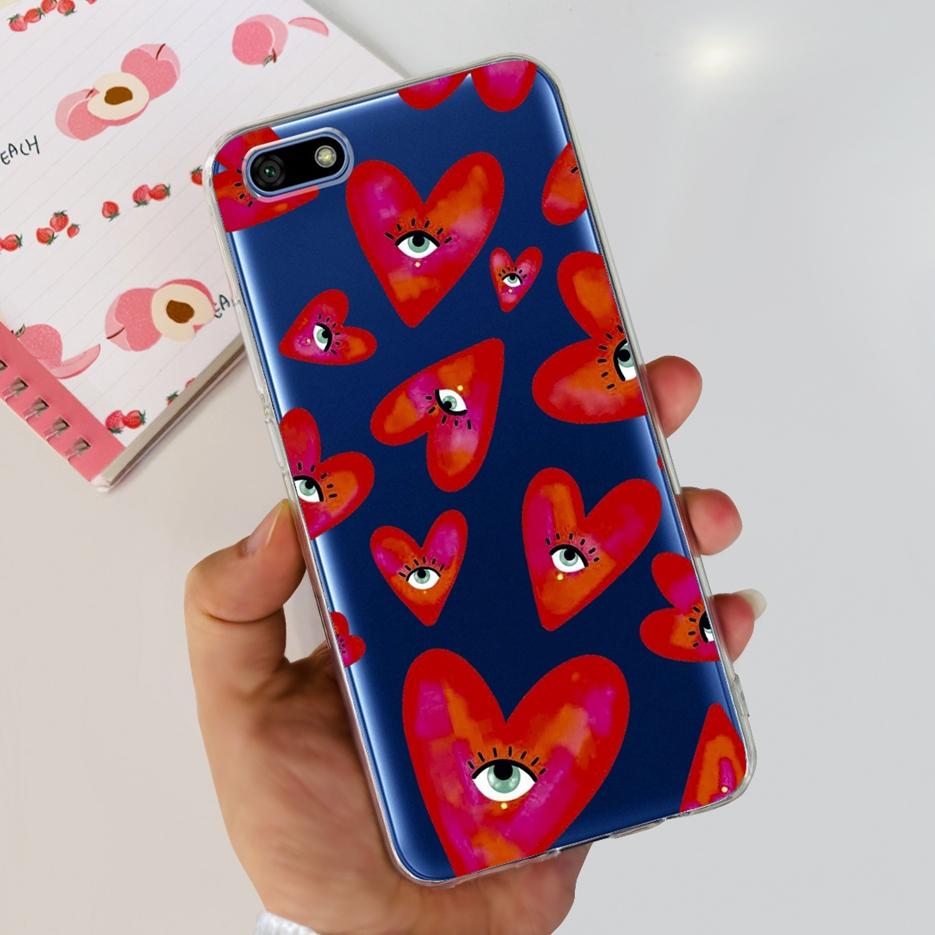 For Huawei Y5 Lite 2018 Case DRA-LX5 Luxury Painted Back Cover Clear Silicone Soft Phone Case For Huawei Y5 Prime Y 5 2018 Shell