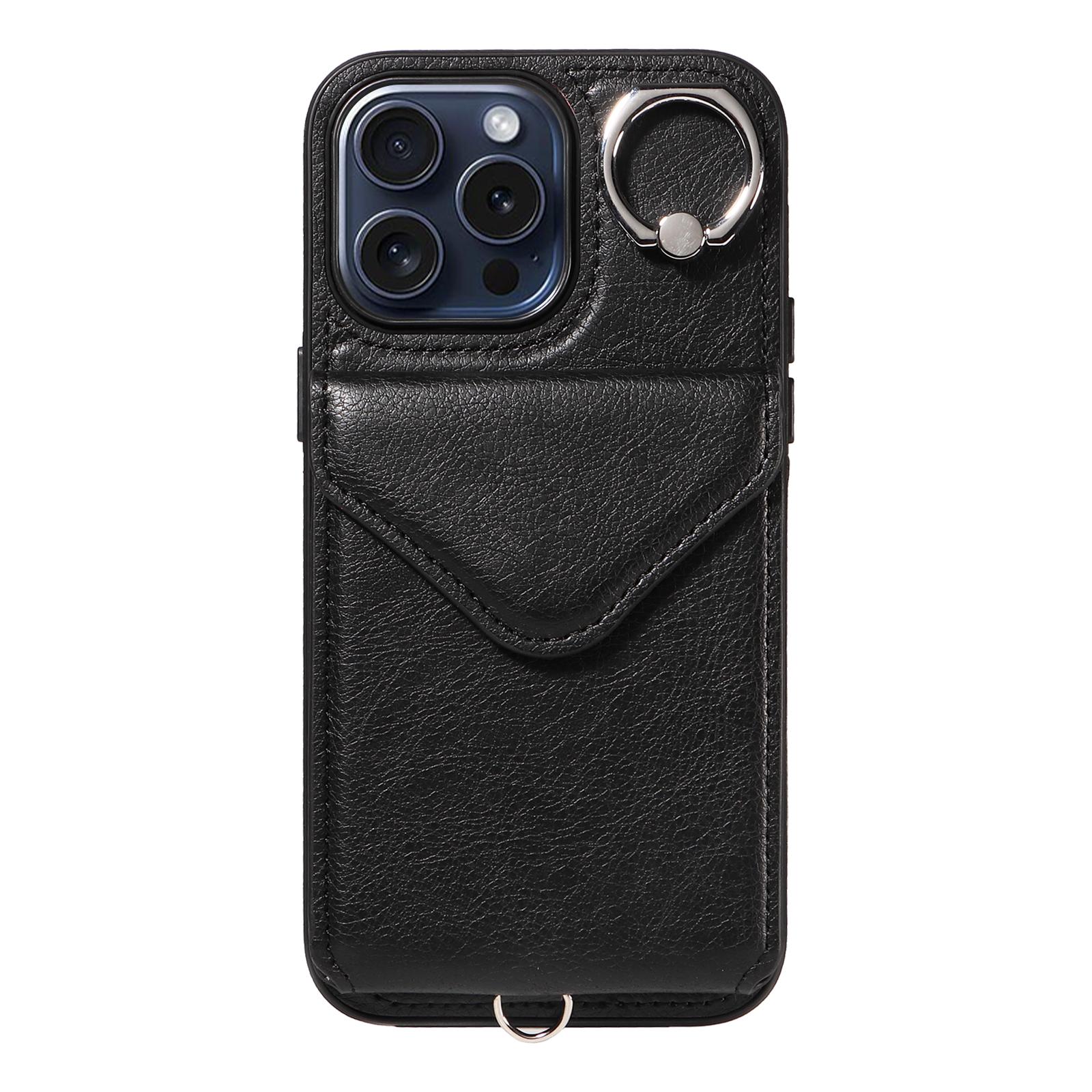 

Дизайн сумки через плечо Кольцевой кронштейн Вертикальное отверстие Кошелек Слот для карт Чехол для телефона для iPhone XS, XR, XS Max, iPhone 7,8,7Plus,11,11Pro,11Pro,12,13,14,15... iPhone 15 Pro