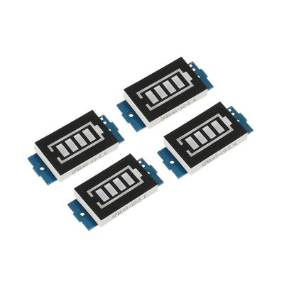 4 Pcs Level Display Capacity 2S 8.4V LED Display Blue Charging Indicator Electric Car Car