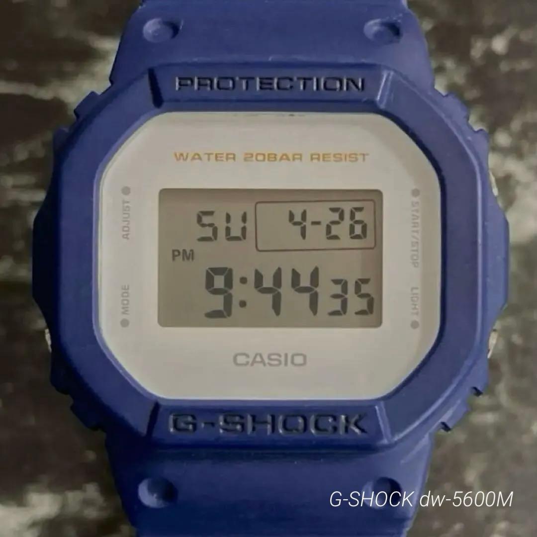 CASIO G-SHOCK dw-5600M Blue Battery replaced