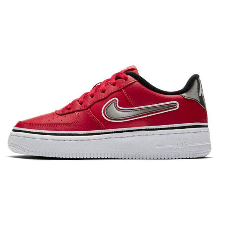 

Nike Air Force 1 LV8 Sport GS Varsity Красные кроссовки Черно-белые AR0734-600