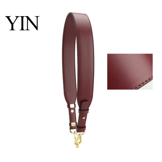 Adjustable Purse Strap Strap, Faux Leather Bag with Handbag Accessory Metal Clasps, Replacement for Tote Clutch Crossbody