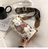 Korean Style 2025 Autumn Chic Women's Crossbody Graffiti Cylinder Handbag