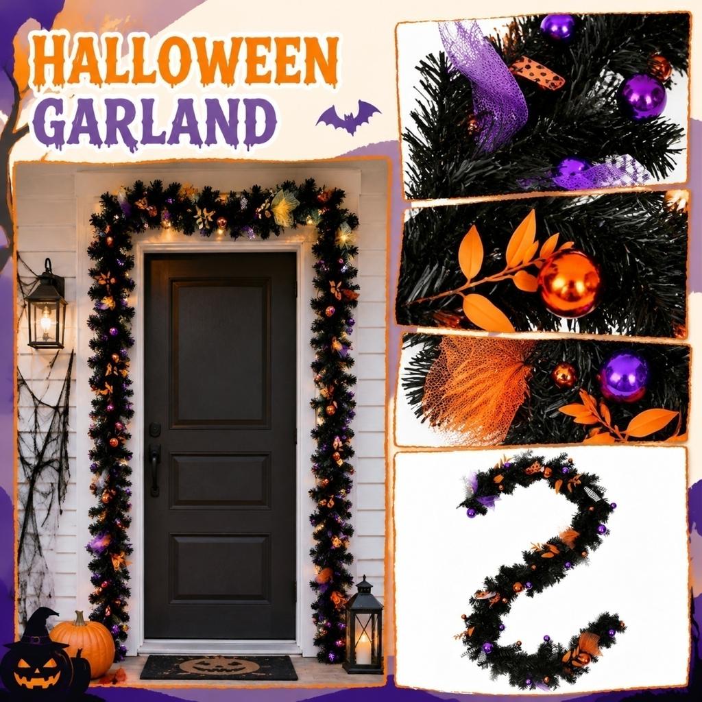 Halloween Artificial Thick Wall Hanging Décor