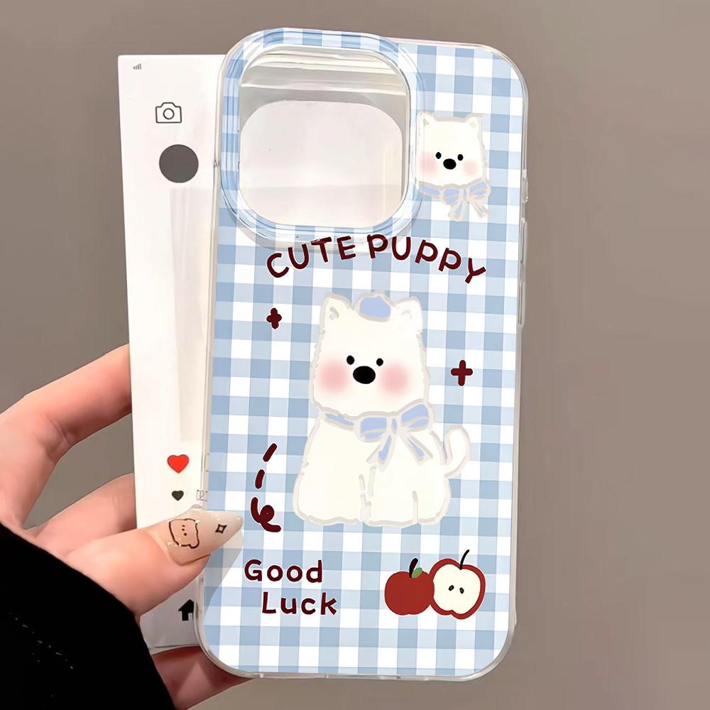 Painted Phone Case for iPhone 12 13 15 16 iPhone 16 12 13 14 15 Pro  14 15 16 Pro Max Coverage Shockproof Anti-Fingerprint Fresh Style Protective Case