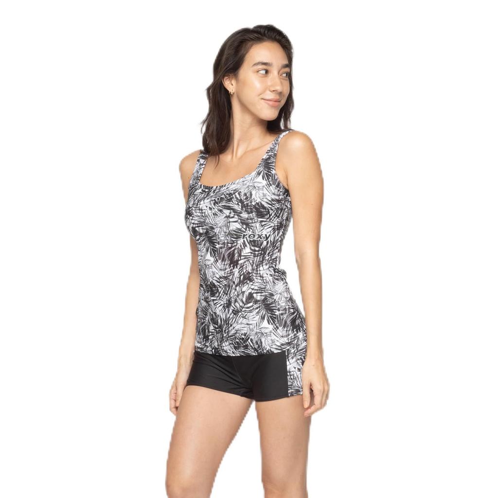 Roxy Look Up Tankini Black Women's Set,
