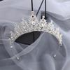 Hochzeit Haar Tiara Kristall Brautkrone Kopfschmuck Modisches Haarband Stirnband Haarschmuck Kopfschmuck Geschenk