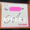 [USED] Ive Mine Autograph Session Gaul Autographed Colored Paper