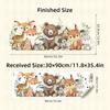 1Pc Cartoon Cute Bear Deer Smiling Animal Wall Stickers for Bedroom Living Room Nursery Decoration Wall Decals Kids Room Decor