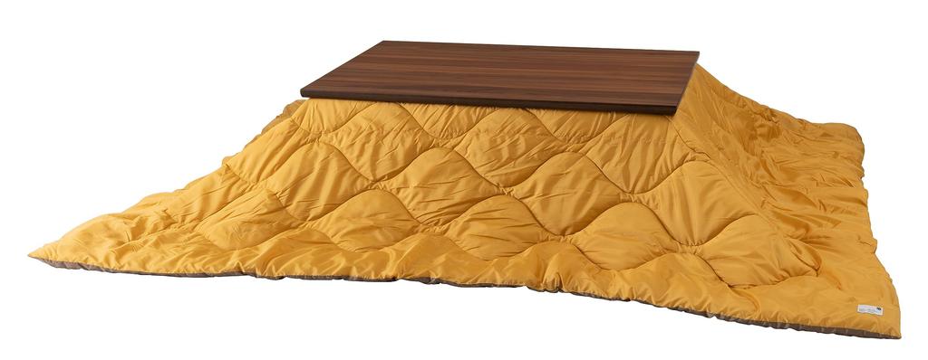 AZUMAYA Thin Kotatsu Futon, Rectangular, Z-Type, 190 X 230mm, Cold Protection, Simple and Stylish, Includes Storage Bag, SGS-168Z