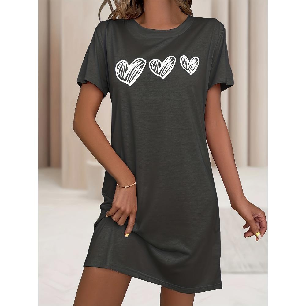 Women'S Spring Summer New Style, Black And White Cat Print Short Sleeve