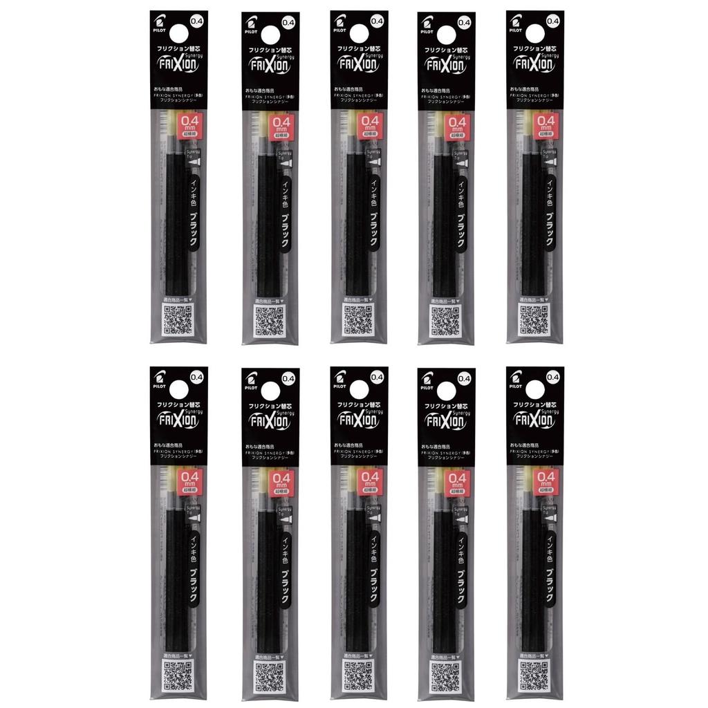 PILOT Frixion Ballpoint Pen Refill LFRF Black 10LFRF243B 0.4mm 3-pack (10 sets)