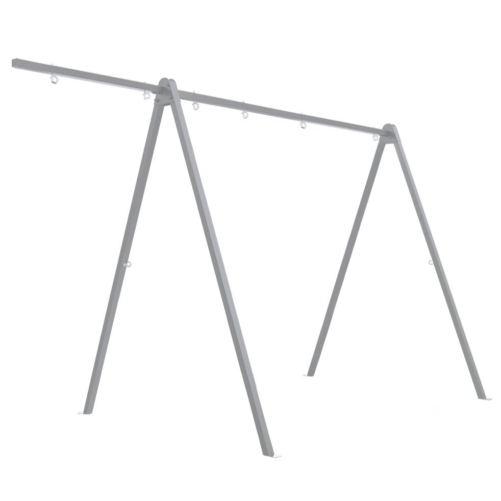Extension frame for swing swing handle hooks metal bar gray