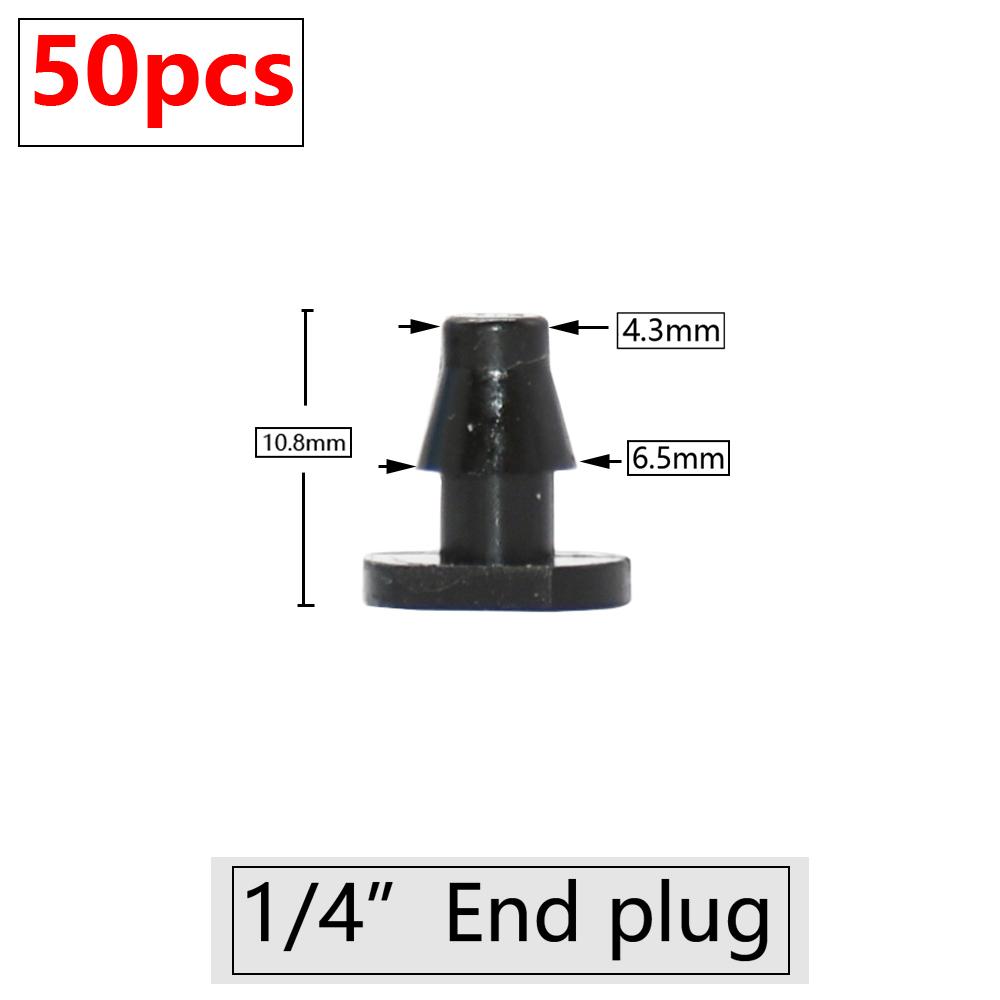 

Garden Hose Connectors 1/81/4 Barbed Tee Elbow Cross End Plug Coupling Drip Irrigation System Atering Fitting 3/5 4/7mm Hose