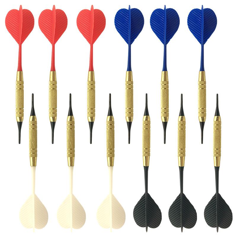 Soft Tip Darts Set  Aluminum Shaft Professional Darts Plastic Tip Sets 2BA Replacement Tips