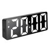 Multi-functional LED Alarm Clock Dual Snooze Voice Control Electronic Clock Large Letter Temperature Display Digital Alarm Clock