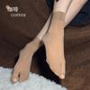 Sexy 8D Oil Shiny Socks High Elastic Ultra-Thin Short Socks Five Toes Split Sock Exotic Lingerie Candy Color Woman Clothing